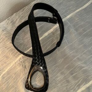 Coldwater Creek Black Belt with Timeless Elegance